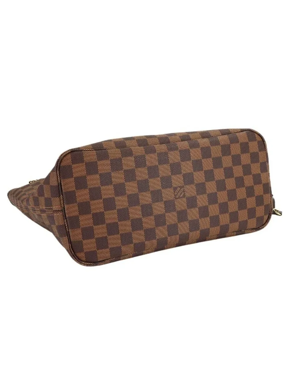 Louis Vuitton Damier Neverfull MM Tote Ebene Cerise Brown